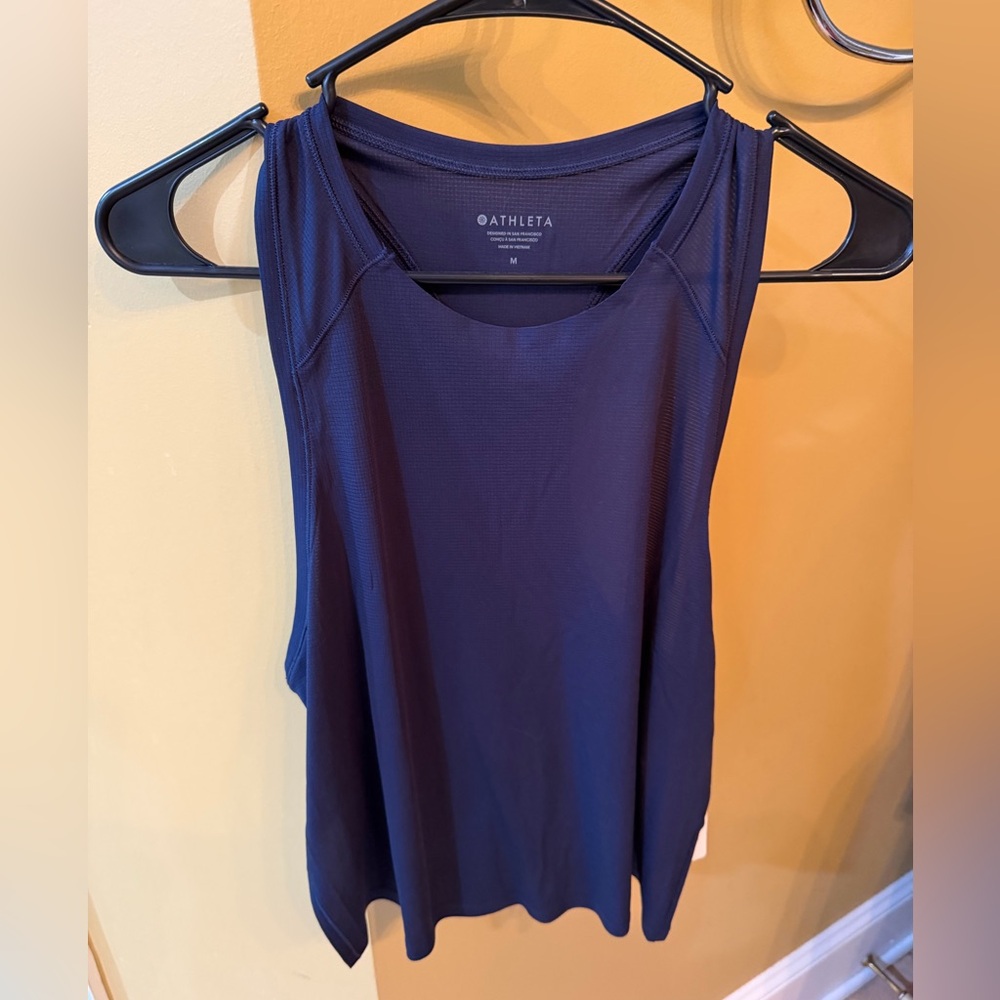 Athleta Navy Blue Performance Tank Top